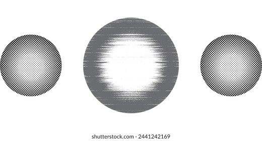 Círculos punteados abstractos Fondo Blanco