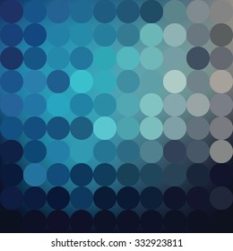 Abstract dotted cold blue color background, vector editable eps 8