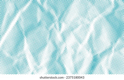 Abstract Dotted Color Halftone Retro Paper Print Texture Vector Filter with Transparent Background