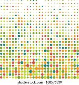 Abstract dotted colorful background texture