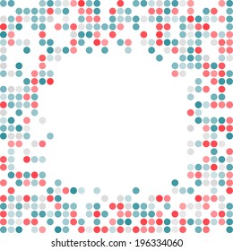 Abstract dotted colorful background texture