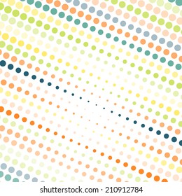 Abstract dotted colorful background texture