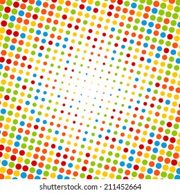 Abstract dotted colorful background texture