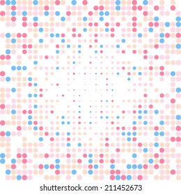 Abstrakte gepunktete bunter Hintergrund-Textur