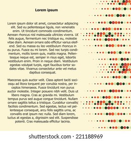 Abstract dotted colorful background texture 