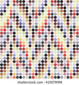 Abstract Dotted Colorful Background Texture. Abstract round seamless pattern.
