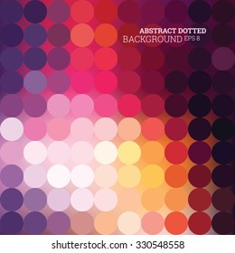 Abstract dotted colorful background, vector editable eps 8