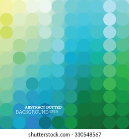 Abstract dotted colorful background, vector editable eps 8