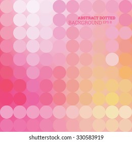 Abstract dotted colorful background, vector editable eps8
