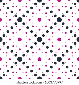 Abstract dotted crossed lines seamless pattern, vector background with cross stripes, lined design minimalistic wallpaper or textile print.