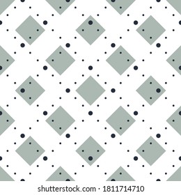 Abstract dotted crossed lines seamless pattern, vector background with cross stripes, lined design minimalistic wallpaper or textile print.