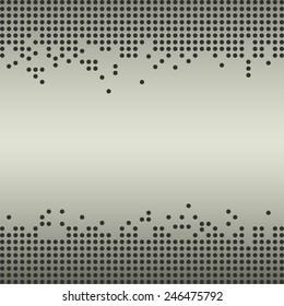 Abstract dotted equalizer background