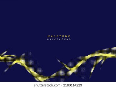 Abstract dotted flowing wave line dynamic design colorful background