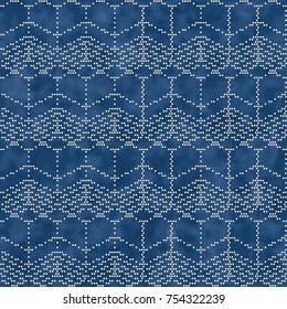 Abstract Dotted Geometric Motif. Seamless Pattern.