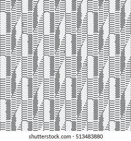 Abstract dotted geometric textured background. Seamless pattern.