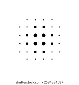 Abstract Dotted Grid Pattern vector