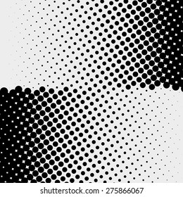 Abstract dotted halftone background
