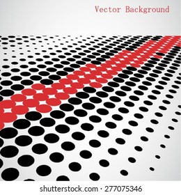 Abstract dotted halftone background