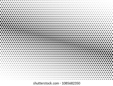 Abstract Dotted Halftone Background. Dots Pop-art Overlay. Grunge Fade Pattern. Vintage Texture. Vector illustration