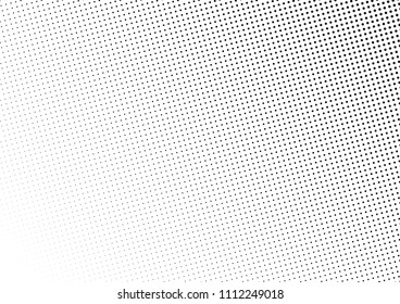 Abstract Dotted Halftone Background. Fade Pop-art Texture. Modern Overlay. Vintage Monochrome Pattern. Vector illustration