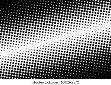 Abstract Dotted Halftone Background. Gradient Monochrome Backdrop. Black and White Overlay. Vintage Dots Texture. Vector illustration