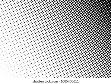 Abstract Dotted Halftone Background. Gradient Black and White Backdrop. Grunge Points Pattern. Distressed Vintage Texture. Vector illustration