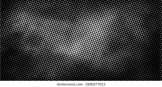 Abstract dotted halftone background. Grainy gradient texture background with dots. Noise Stipple pointillism pattern. Sand  grain  grunge stipple effect. 