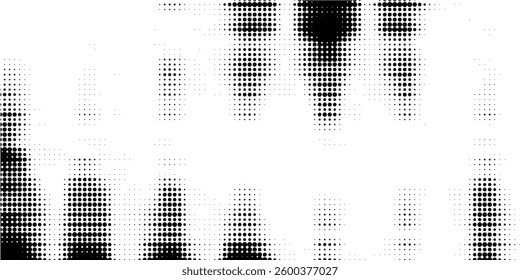 Abstract dotted halftone background. Grainy gradient texture background with dots. Noise Stipple pointillism pattern. Sand  grain  grunge stipple effect. 