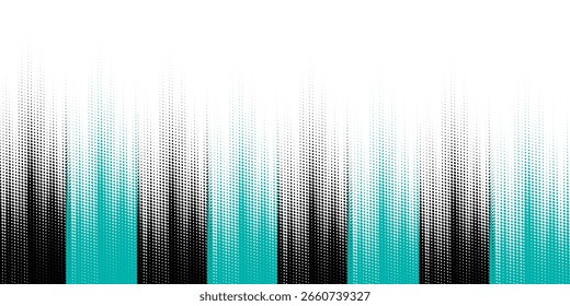 Abstractas fondo de semitono punteado. Fondo de textura de gradiente granulado con puntos. Patrón de puntillismo de Stipple de ruido. Arena, grano, efecto punteado grunge.
