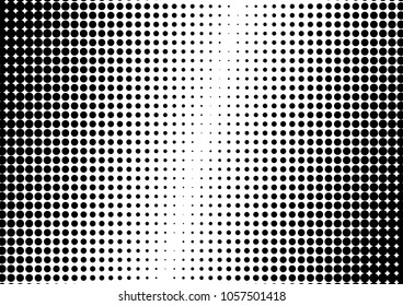 Abstract Dotted Halftone Background. Modern Pattern. Gradient Texture. Grunge Vintage Overlay. Vector illustration