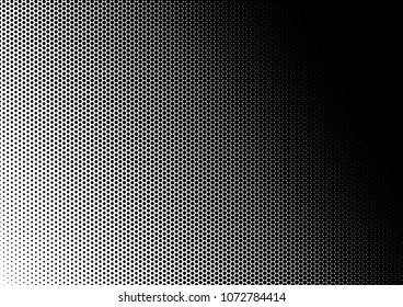 Abstract Dotted Halftone Background. Pop-art Overlay. Modern Black and White Texture. Gradient Backdrop. Vector illustration