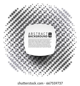 Abstract dotted halftone background trendy modern  banner vector illustration