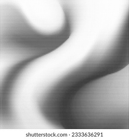 Abstract dotted halftone background. Vector.