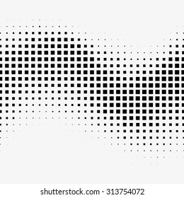 Abstract dotted halftone effect vector background