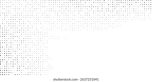 Abstract Dotted halftone gradient texture. Vanishing polka dot background. Repeating dots gradation illustration abstract modern