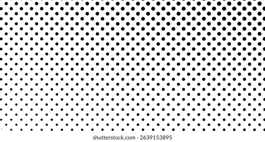 Abstract dotted halftone gradient texture. Vanishing polka dot background simple abstract modern