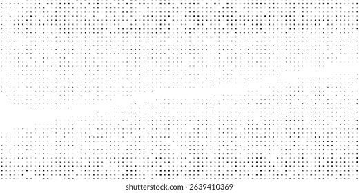 Abstract dotted halftone gradient texture. Vanishing polka dot simple modern