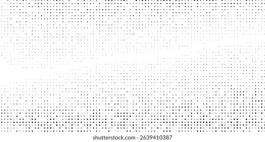 Abstract dotted halftone gradient texture. Vanishing polka dot simple modern illustration abstract design