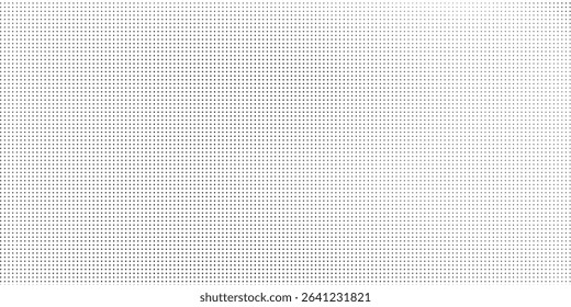 Abstract dotted halftone gradient texture. Vanishing polka dot background. Repeating dots gradation illustration