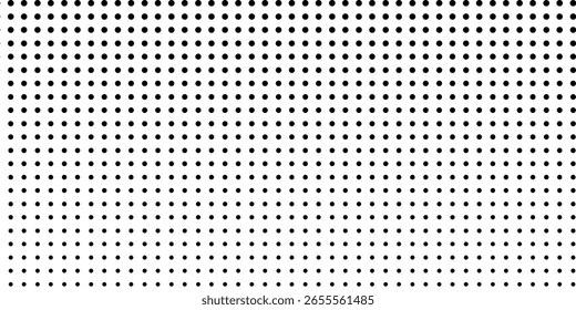 Abstract dotted halftone gradient texture. Vanishing polka dot background simple abstract art design