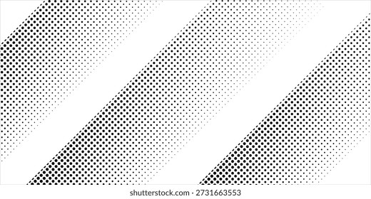 Abstractas textura de gradiente semitono punteado. Fondo de lunares desapareciendo. Repitiendo puntos arte moderno abstracto simple
