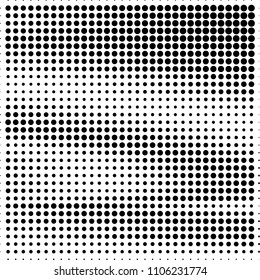 Abstract dotted halftone grungy texture. Vector design background