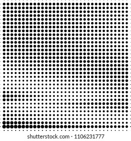 Abstract dotted halftone grungy texture. Vector design background