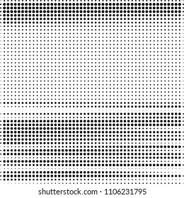 Abstract dotted halftone grungy texture. Vector design background