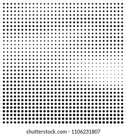 Abstract dotted halftone grungy texture. Vector design background