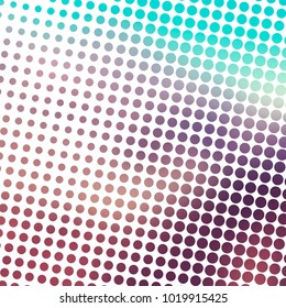 Abstract dotted halftone pattern
