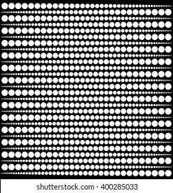 Abstract dotted (halftone) pattern