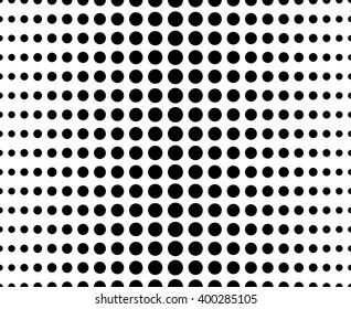 Abstract dotted (halftone) pattern