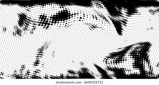 Abstractas fondo de Plantilla de semitono punteado. Elemento de diseño de gradiente punteado de arte Pop. Grunge patrón texturizado semitono con puntos.