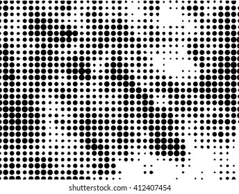 Abstract dotted halftone texture background